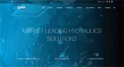 Desktop Screenshot of apexhydraulics.co.uk